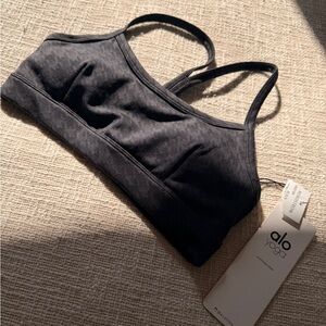 ALO Yoga Charcoal Sports Bra